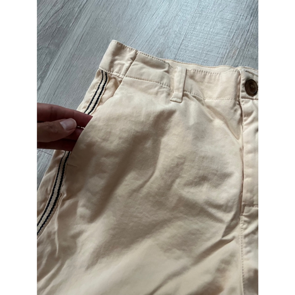 Gap girlfriend chino pants side stripe raw hem size 2 - Picture 9 of 11